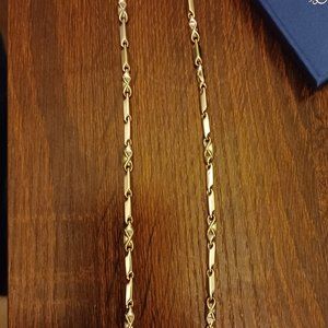 22 in14Kt White Gold Unisex necklace - 24.7 grams
